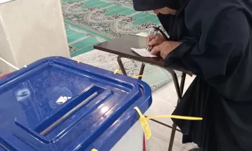 حماسه حضور مردم باشت در انتخابات ریاست جمهوری