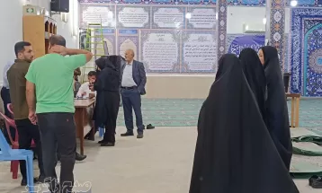 حماسه حضور مردم باشت در انتخابات ریاست جمهوری