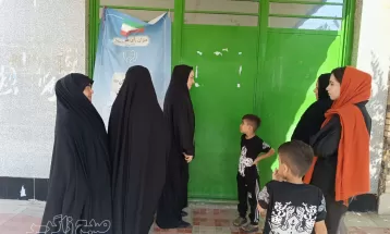 حماسه حضور مردم باشت در انتخابات ریاست جمهوری