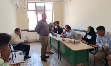 حماسه حضور مردم باشت در انتخابات ریاست جمهوری