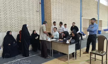 حماسه حضور مردم باشت در انتخابات ریاست جمهوری