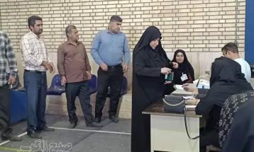 حماسه حضور مردم باشت در انتخابات ریاست جمهوری