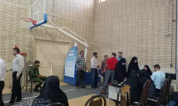 حماسه حضور مردم باشت در انتخابات ریاست جمهوری