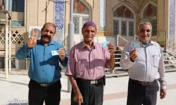 حضور پرشور گچسارانی‌ها در انتخابات ریاست جمهوری