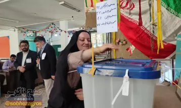 خروش مردم کهگیلویه پای صندوق‌های رأی