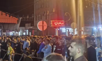 برگزاری عزاداری شب دهم در باشت