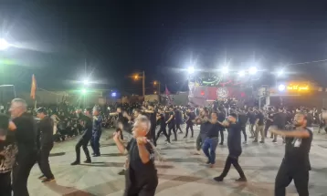 برگزاری عزاداری شب دهم در باشت