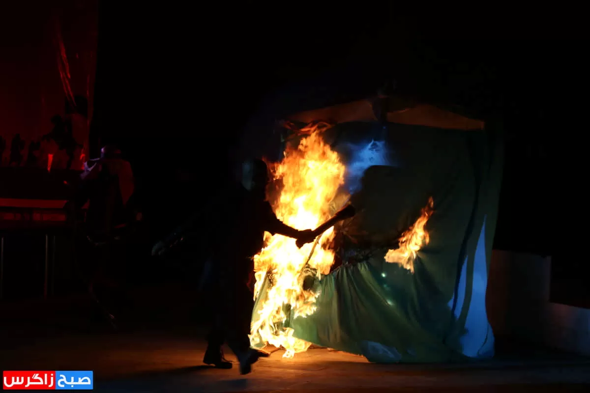 سوگنامه نمایشی «کاروان خورشید» در گچساران+ تصاویر