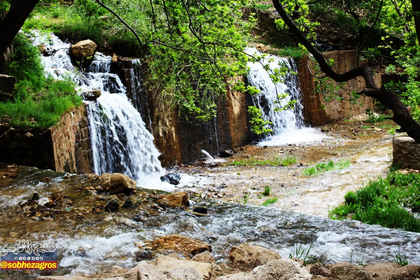 آبشار یاسوج چشم انتظاران گردشگران است