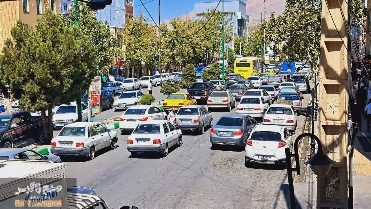 قفل شدن یاسوج در روز جهانی بدون خودرو!