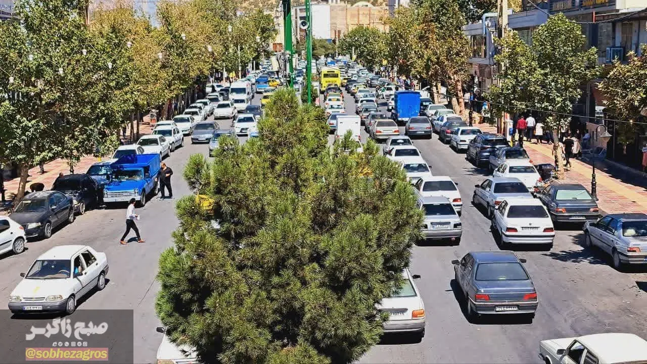 قفل شدن یاسوج در روز جهانی بدون خودرو!