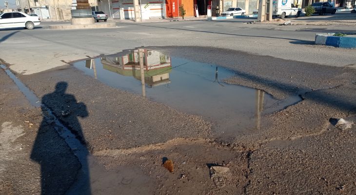 چشمه جوشان در «خیابان آزادی» لیکک