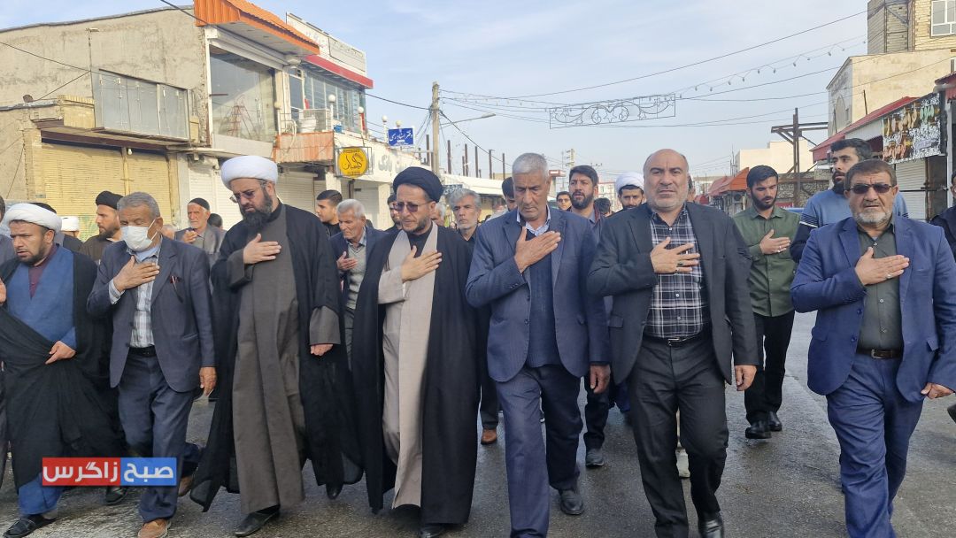 مراسم دسته‌ روی عزاداری در باشت