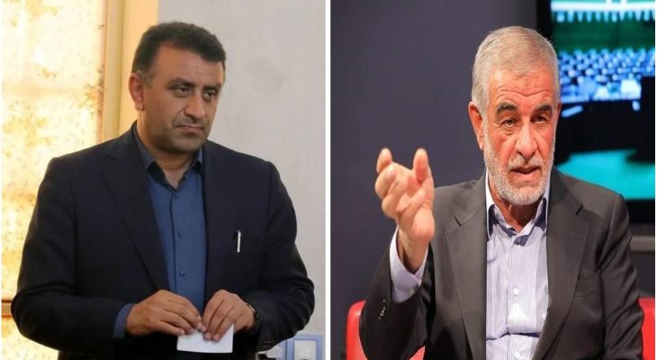 سکوت محمد بهرامی مقابل یک نماینده مجلس