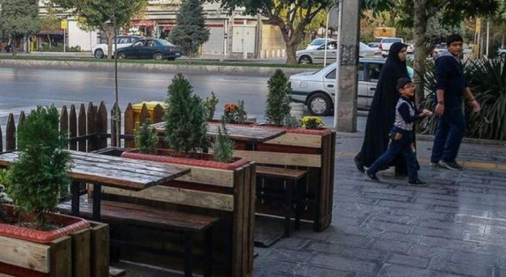 پیاده‌روهای شهر یاسوج آزاد می‌شوند