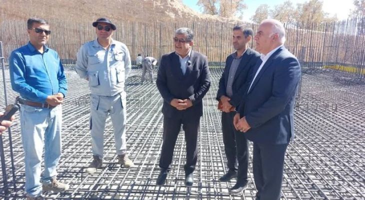 پیشرفت ۵۰ درصدی مخزن ۱۵ هزار مترمکعبی یاسوج