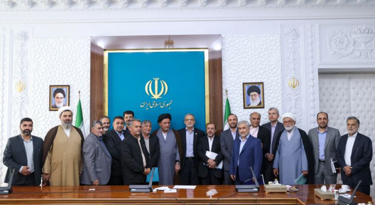 دیدار نمایندگان کهگیلویه‌وبویراحمد و البرز با رئیس‌جمهور