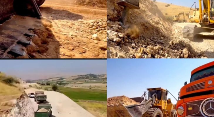 آغاز بازگشایی جاده روستایی دیمکوه شوش باشت