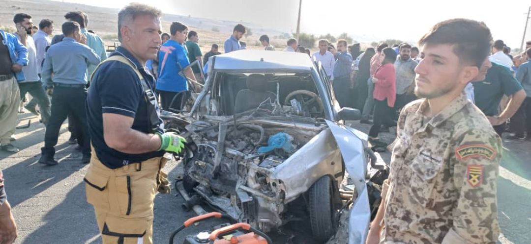 تصادف رانندگی با یک کشته و پنج مصدوم