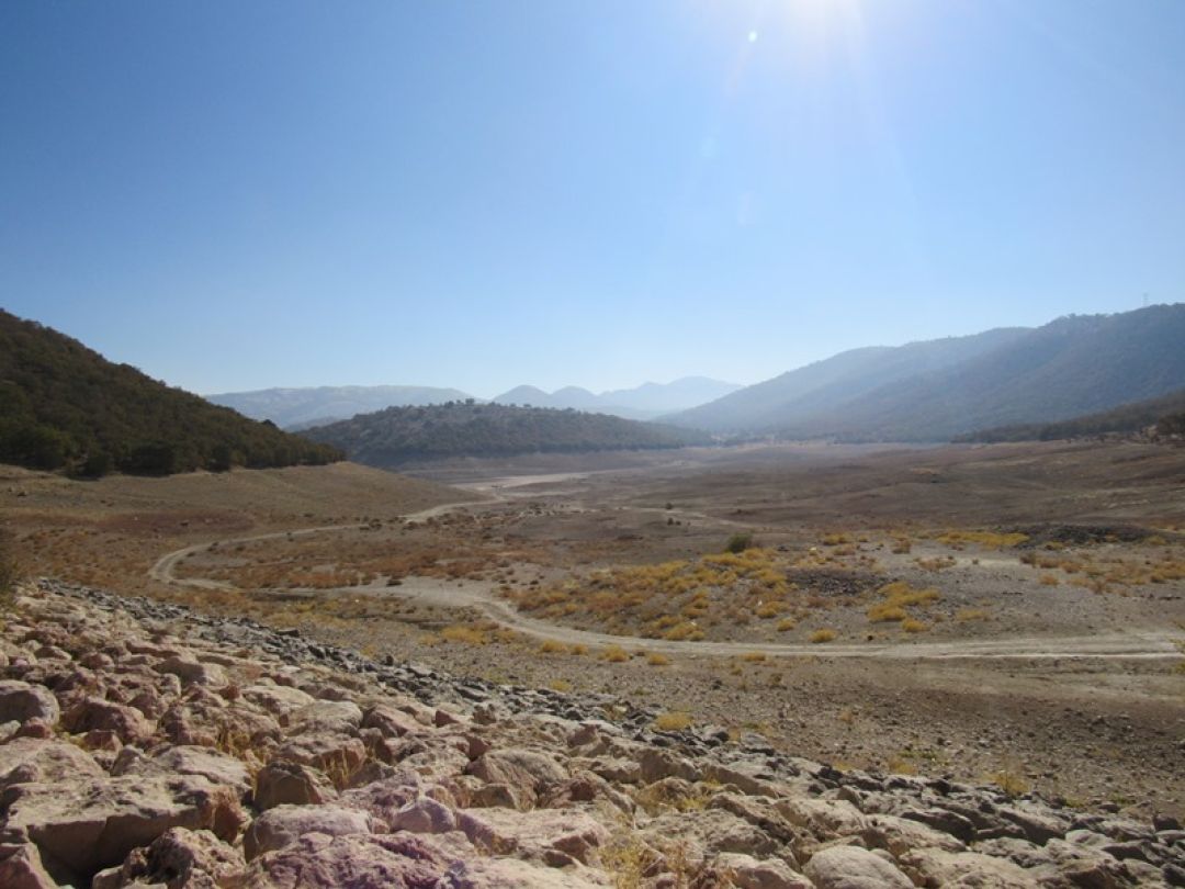 سد «شاهقاسم» به گِل نشست+ تصاویر