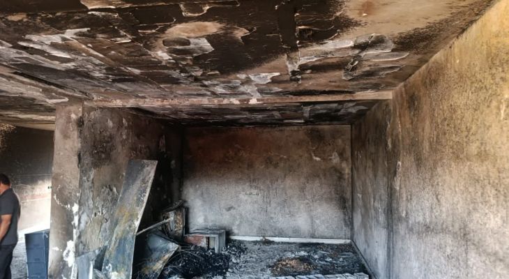 آتش‌سوزی منزل مسکونی در لنده