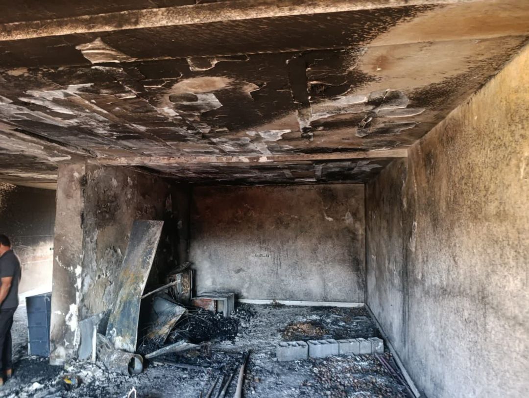 آتش‌سوزی منزل مسکونی در لنده