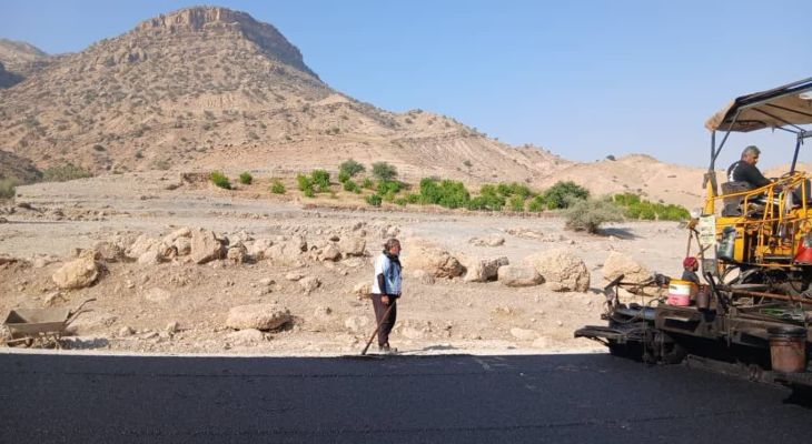 نهضت آسفالت روستایی به «دژکوه» رسید+ تصاویر