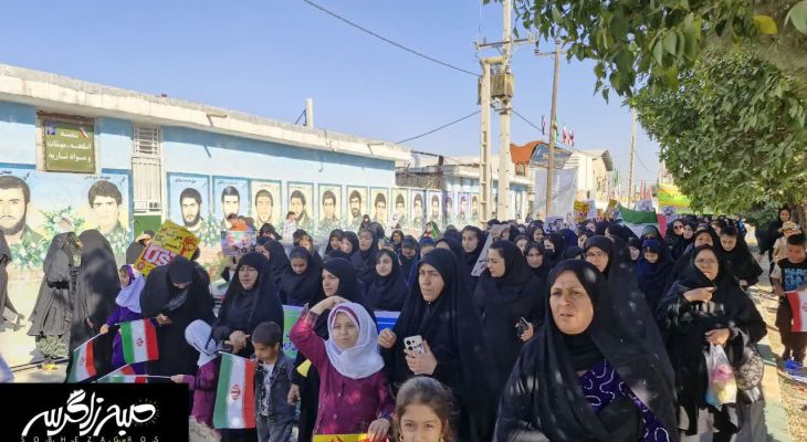 دانش‌آموزان، پرچم‌داران فردای ایران در راهپیمایی امروز دهدشت