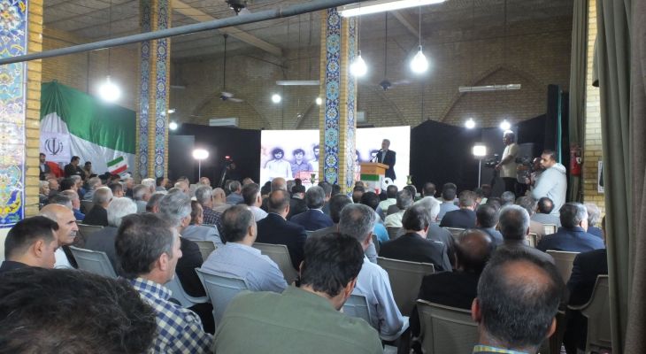 گرامیداشت شهدای قیام ۱۹ آبان ۵۷ در گچساران