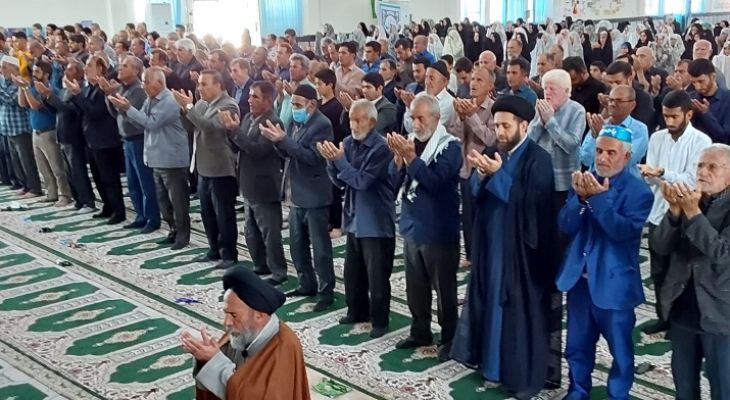 نمازجمعه لنده از دوربین صبح زاگرس