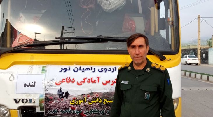 ۴۰ دانش‌آموز لنده‌ای راهی جبهه های جنوب شدند