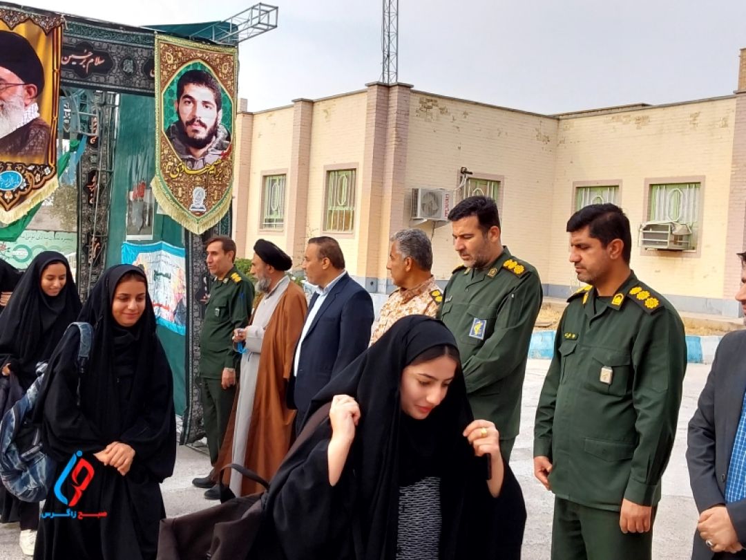 ۴۰ دختر لندهای راهی جبهه های جنوب شدند