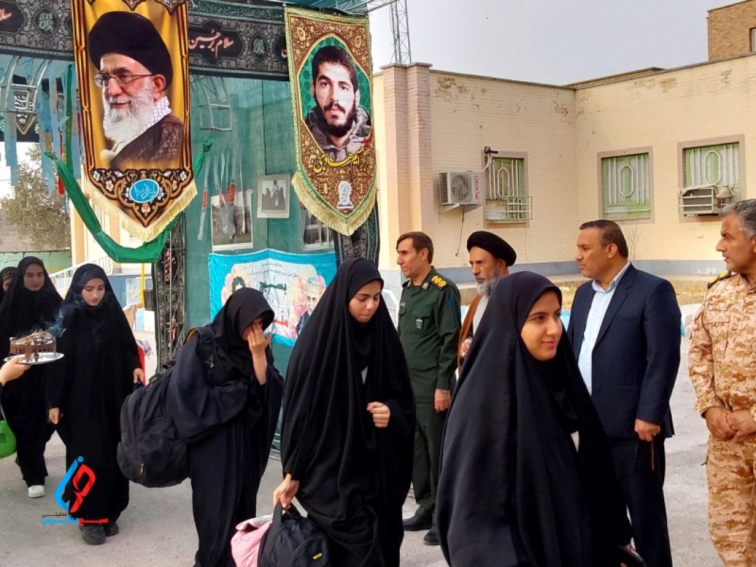 ۴۰ دختر لندهای راهی جبهه های جنوب شدند