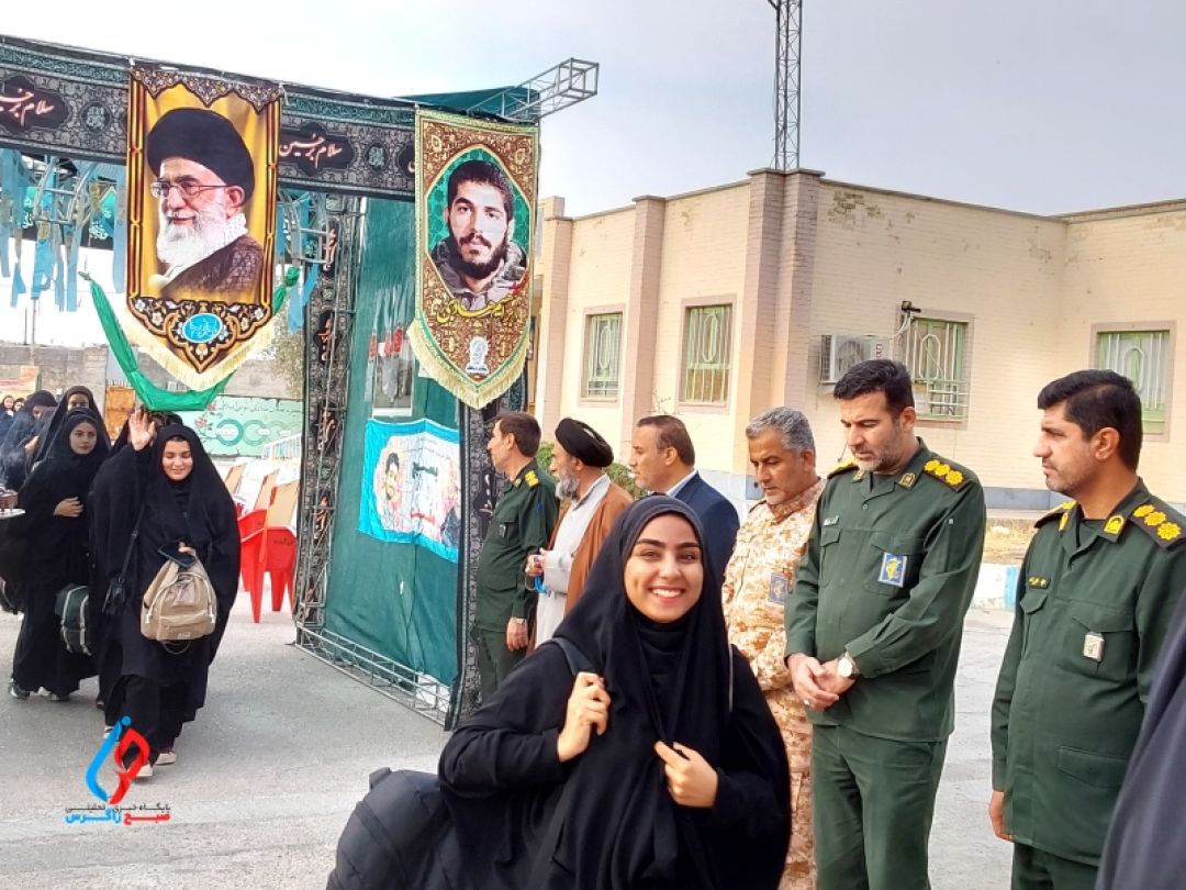 ۴۰ دختر لندهای راهی جبهه های جنوب شدند