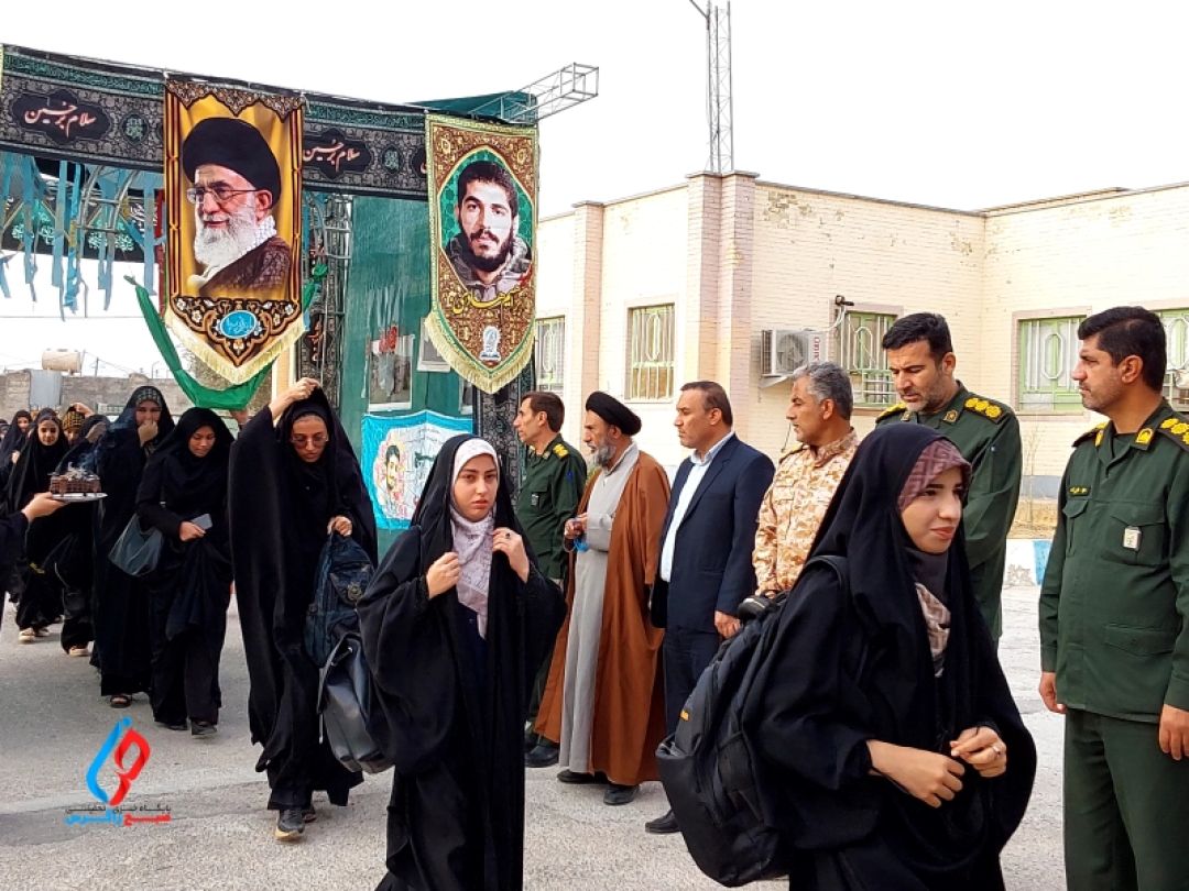 ۴۰ دختر لندهای راهی جبهه های جنوب شدند