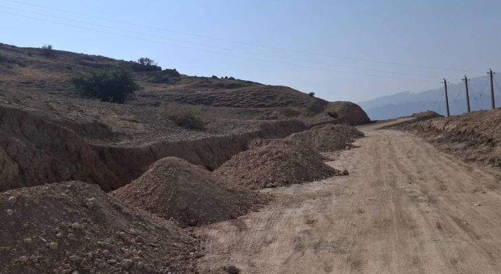 آغاز پروژه عمرانی؛ خاکریزی ۶مسیر ارتباطی در لنده