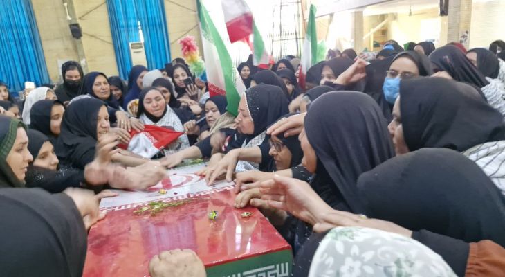 دهدشت در آغوش شهید؛ مصلا میزبان فرشته‌ایثار شد