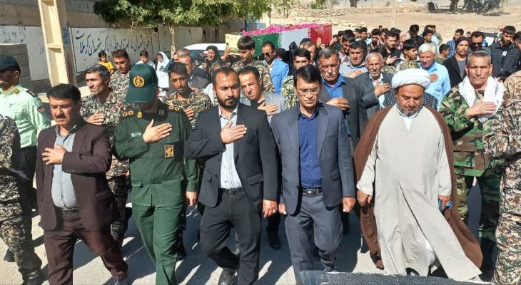 فرزند روح الله، در آغوش مردم بخش موگرمون