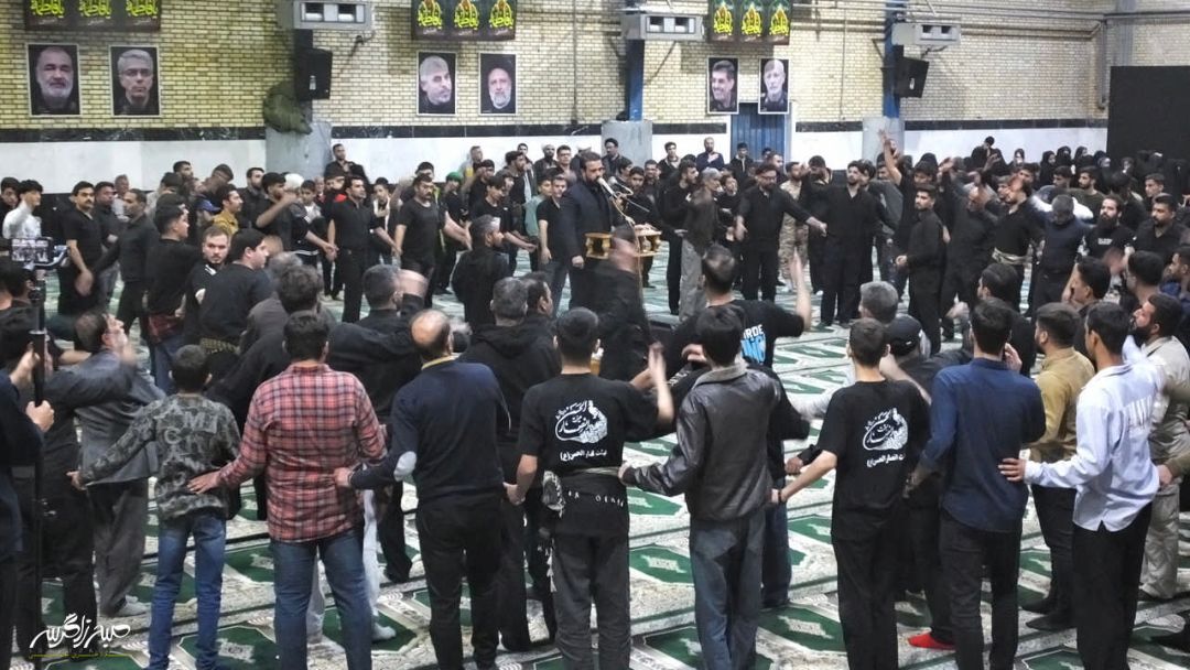 اجتماع بزرگ فاطمیون در گچساران با وداع عاشورایی