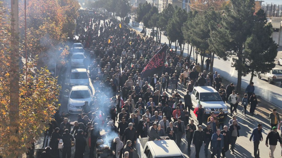 در آغوش فاطمیه؛ تشییع شهدای گمنام در یاسوج