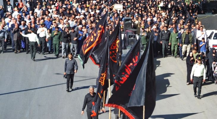 گچساران در سوگ شهادت حضرت فاطمه (س)+ تصاویر