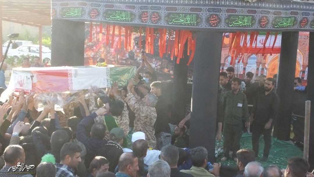 غوغای گچسارانی‌ها در تشییع و تدفین شهید گمنام