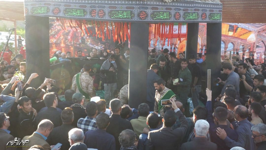 غوغای گچسارانی‌ها در تشییع و تدفین شهید گمنام