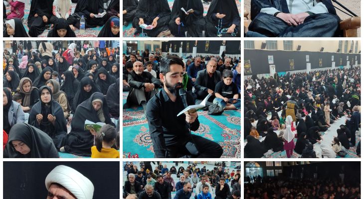 بهمئی غرق در عزا و شور فاطمی