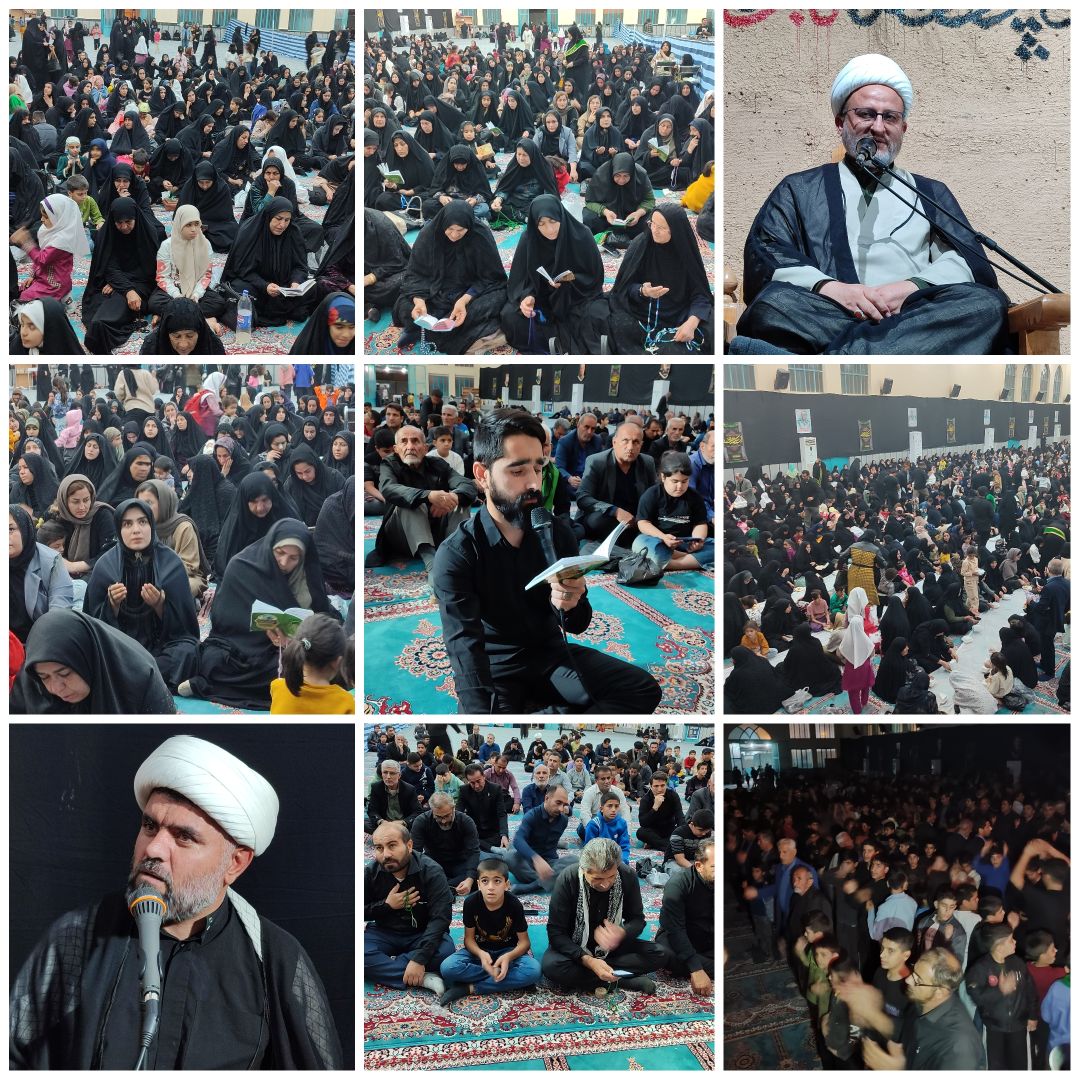 بهمئی غرق در عزا و شور فاطمی