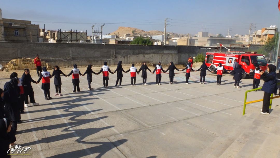 مانور بزرگ زلزله و ایمنی در گچساران