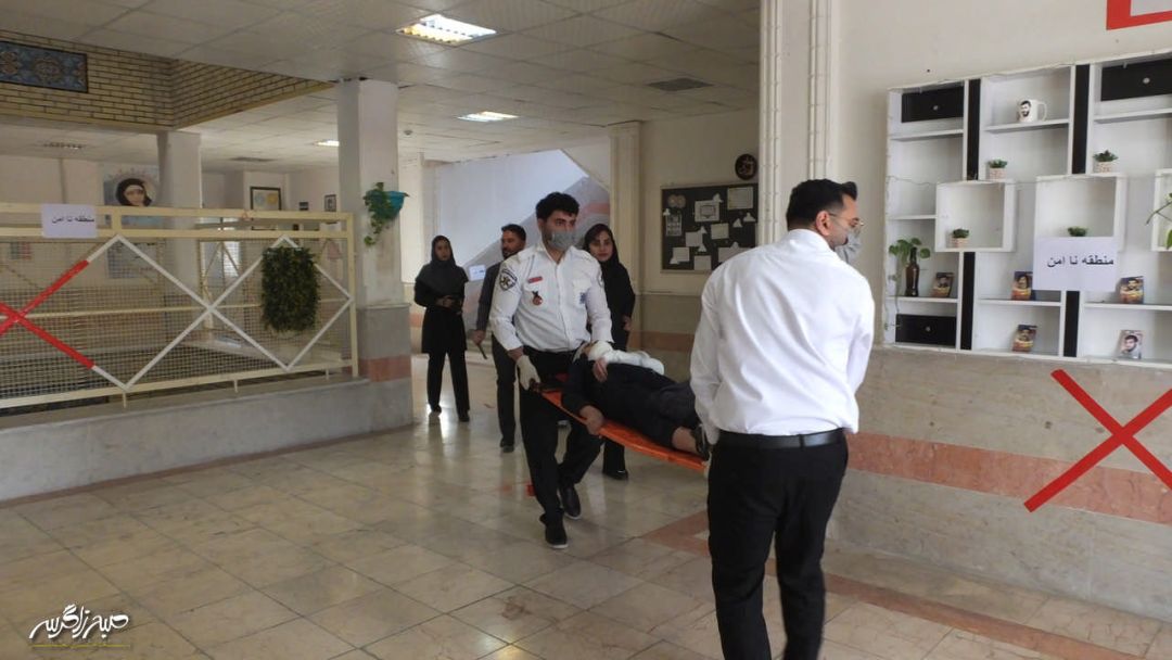 مانور بزرگ زلزله و ایمنی در گچساران