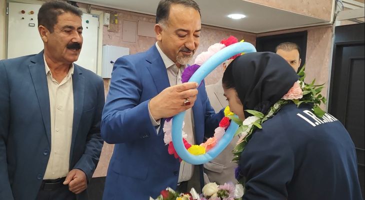 استقبال پرشور از قهرمانان ورزشی کهگیلویه‌وبویراحمد