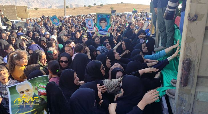 استقبال مردم بهمئی از فرزندان روح الله