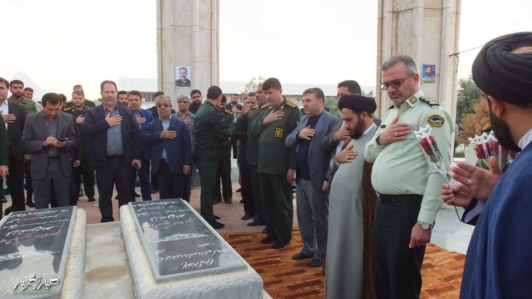 تجدید میثاق مسئولان گچساران با شهدا